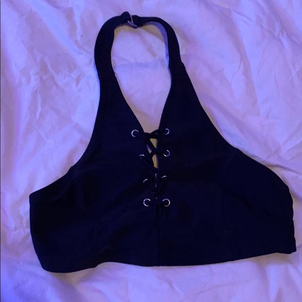 old navy laced bikini top